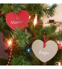 Kit décoration de Noël "Coeur" - Personnalisable