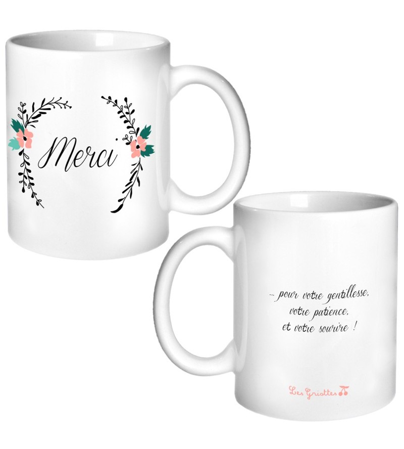 Cadeau nounou  Idée cadeau de mug pour nounou merci