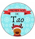 Badge "Premier Noël" Personnalisé