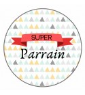 Badge "Parrain / Marraine" - À Personnaliser