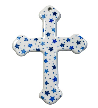 "Ma jolie croix ! " - (Porcelaine / 2 Coloris)