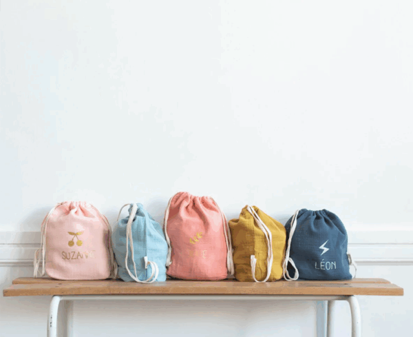 Sac pour Bébé personnalisé - 6 coloris