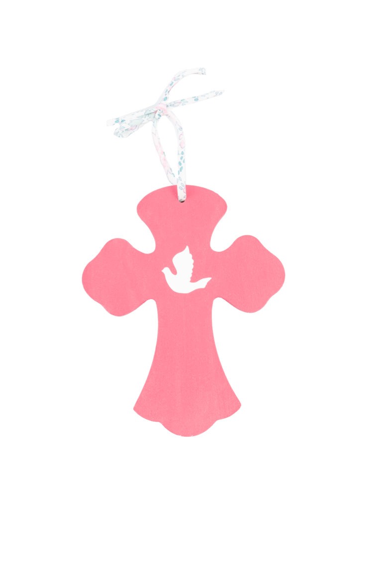 Croix de baptême ou communion personnalisée - 6 coloris – Image 3