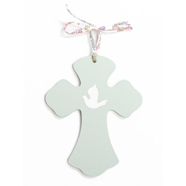Croix de baptême ou communion personnalisée - 6 coloris – Image 5