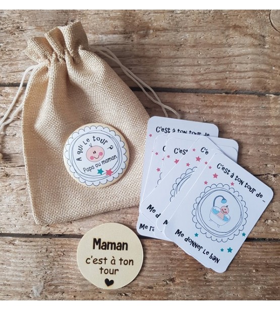 Jeu pour jeunes parents "À qui le tour ?!"