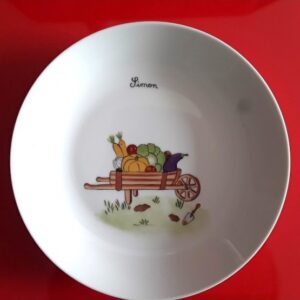 Assiette creuse Tous au jardin! personnalisable