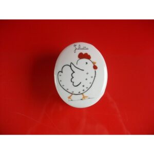 Boîte à dents Petite poule personnalisable