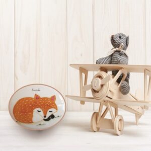 Boîte à dents Renard endormi personnalisable