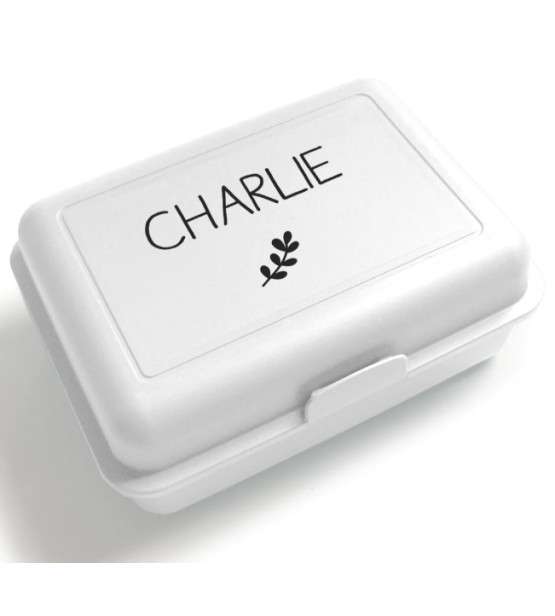 Boîte à goûter personnalisée - 3 Coloris