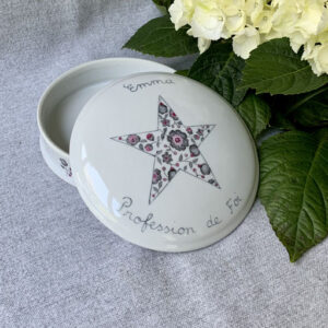 Boîte à trésors Etoile Liberty Personnalisable