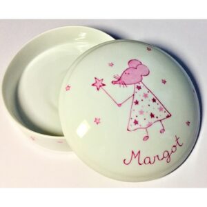 Boîte à trésors Fée Souris Personnalisable
