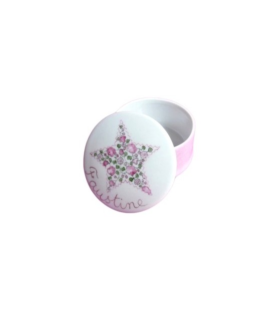 Boîte en porcelaine personnalisée "Etoile Liberty" - petite – Image 2