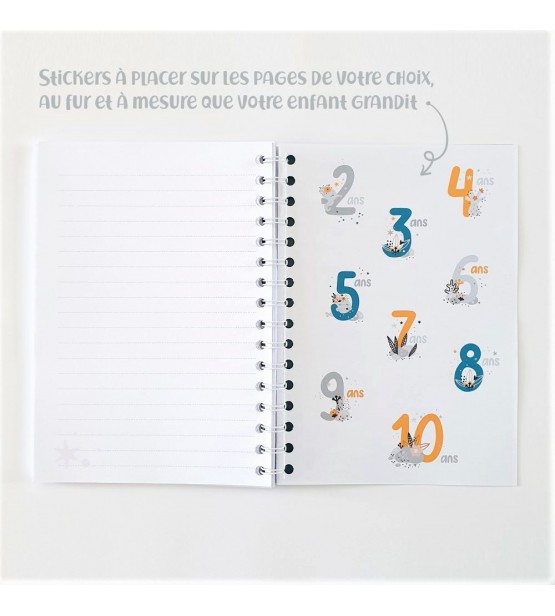 Carnet souvenir bébé "Mes drôles de mots" - 2 modèles – Image 3