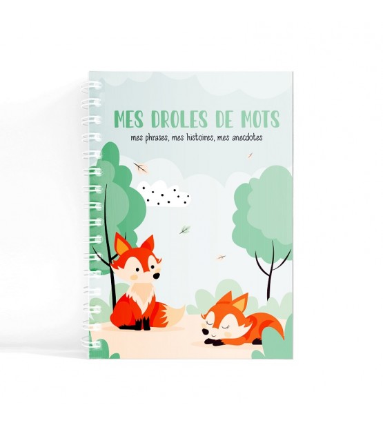 Carnet souvenir bébé "Mes drôles de mots" - 2 modèles – Image 5