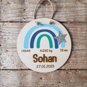 Cercle de Naissance en bois à personnaliser!