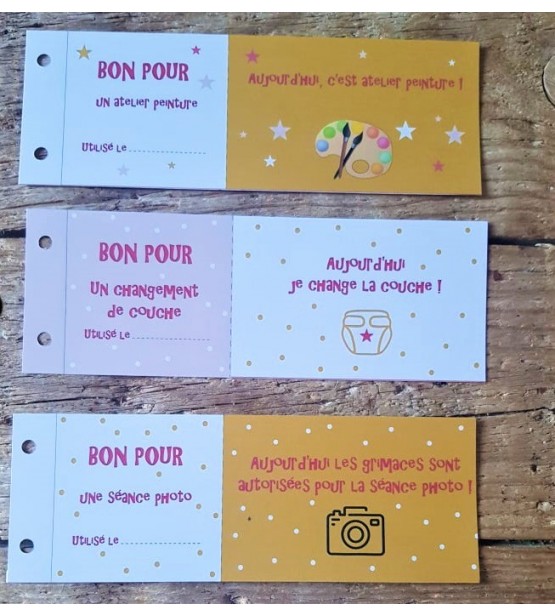 Chéquier de la jeune marraine (14 bons à détacher!) – Image 2
