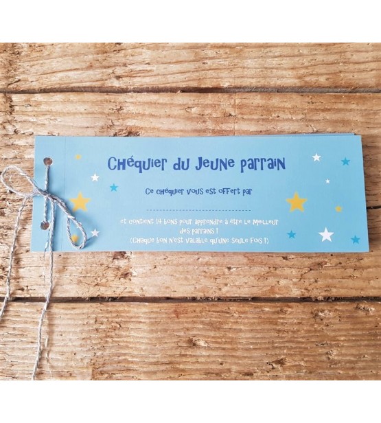 Chéquier du jeune parrain (14 bons à détacher!)