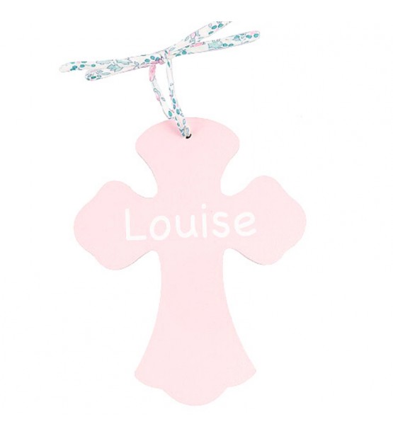 Croix de baptême ou communion personnalisée - 6 coloris – Image 2