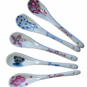 Cuillère en porcelaine à personnaliser!