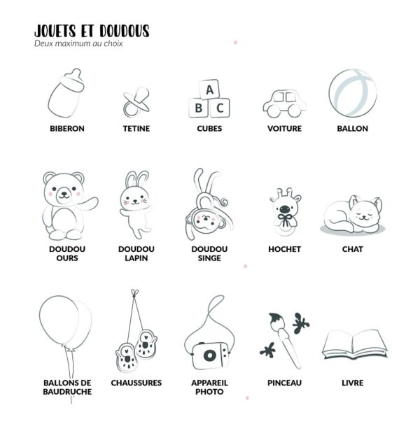 Affiche enfant personnalisée à 100% - 4 coloris – Image 2