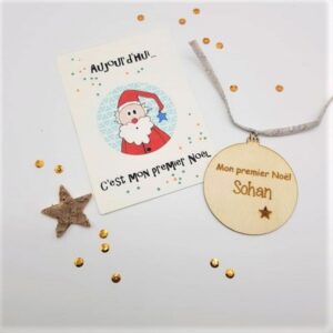 Kit Mon 1er Noël à Personnaliser - 3 modèles