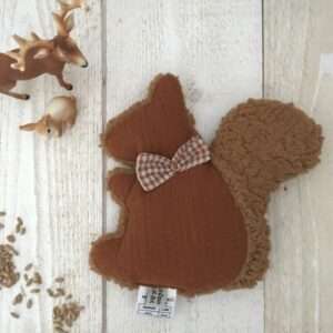 Bouillotte sèche personnalisable "Petit écureuil"