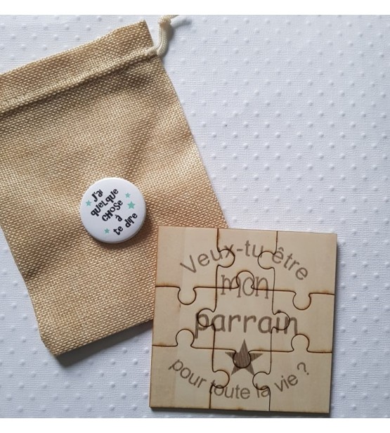 Puzzle annonce parrain marraine "Veux-tu être mon Parrain / ma Marraine ?" – Image 2