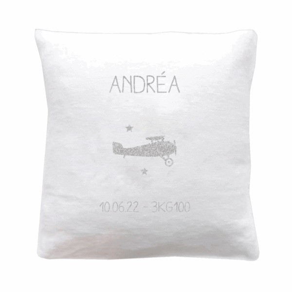 Coussin bébé personnalisé pour faire de doux rêves  - 8 coloris – Image 8