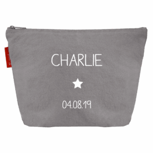 Trousse de toilette bébé 100% coton - 8 coloris