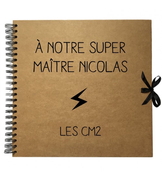 Livre d'or personnalisé pour Nounou/Maitresse - 2 tailles – Image 3