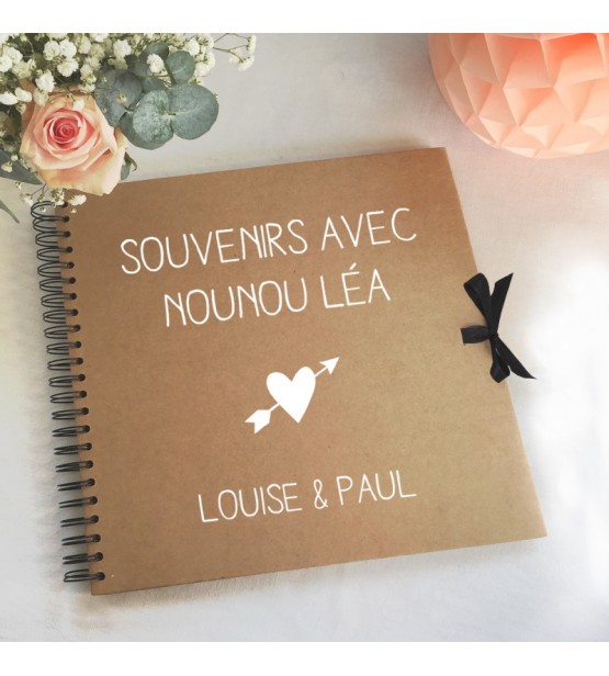 Livre d'or personnalisé pour Nounou/Maitresse - 2 tailles