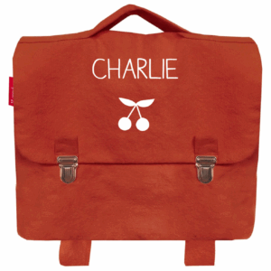 Cartable maternelle personnalisé - Terracotta