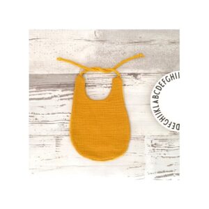 Bavoir Gaze de coton et tricotin - 3 coloris