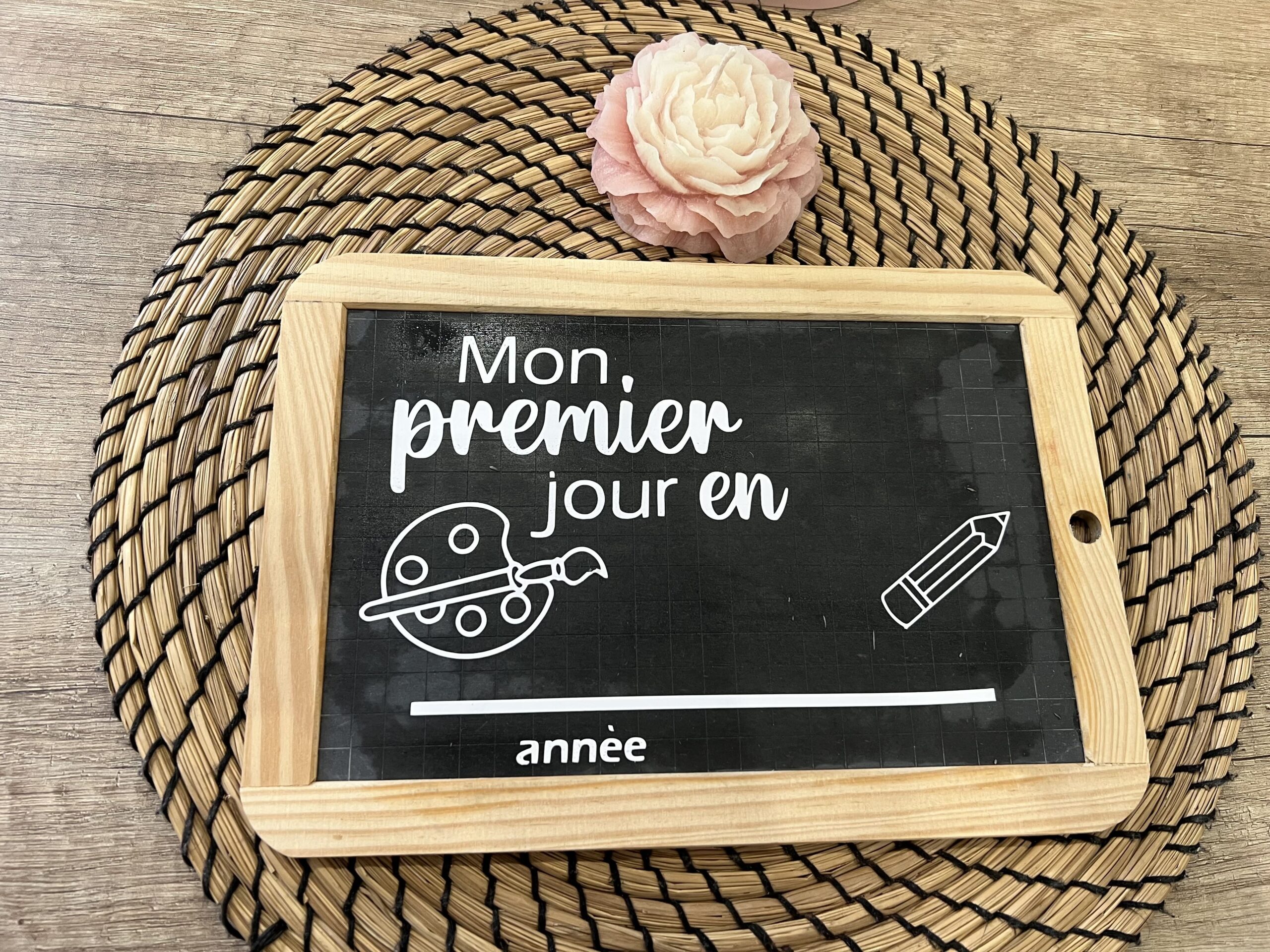 Ardoise rentrée scolaire magique - 2 modèles