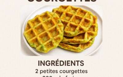 🧇 Gaufres aux courgettes : une recette maligne pour faire aimer les légumes aux enfants !