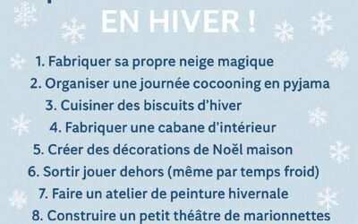 Top 10 d’activités enfants en hiver