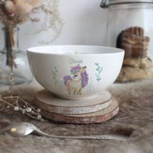 Bol personnalisé "Bébé licorne"