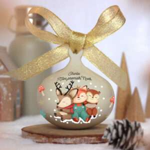 Boule de Noël personnalisée "Calin" - Féerik