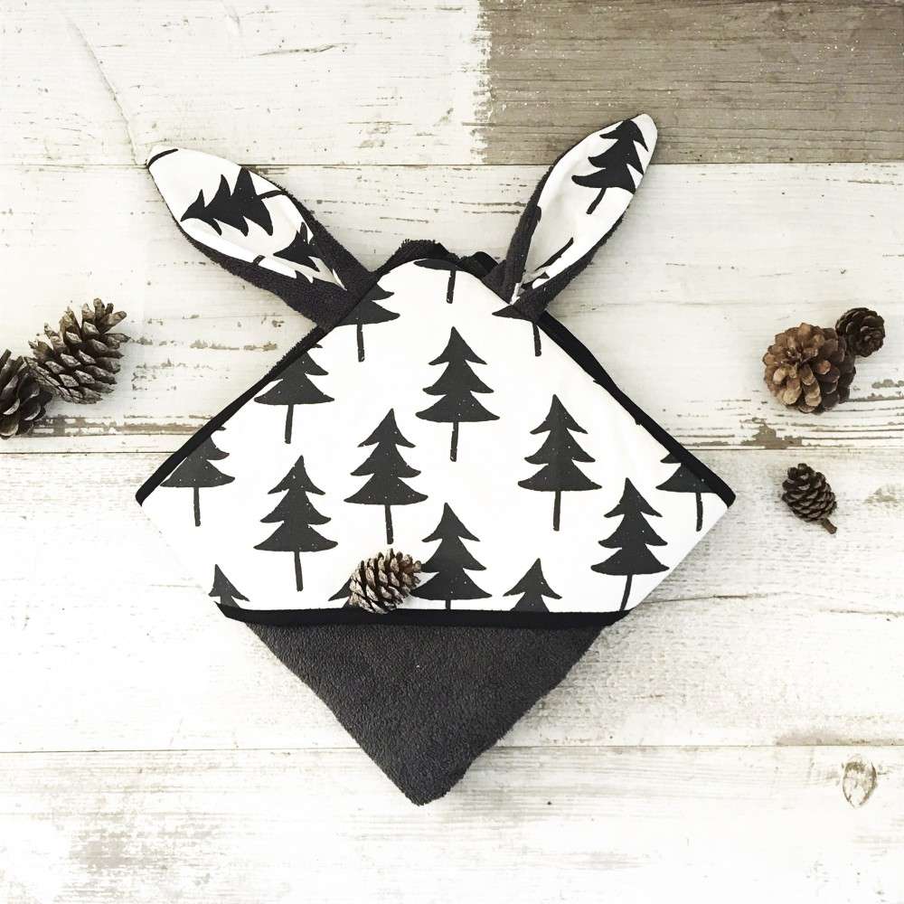 Cape de bain personnalisable "Sapin" – 2 tailles au choix