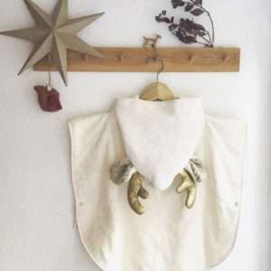 Poncho de bain personnalisable "petit renne" - 3 tailles