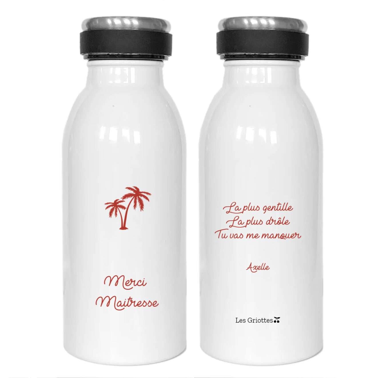 Gourde personnalisée maîtresse