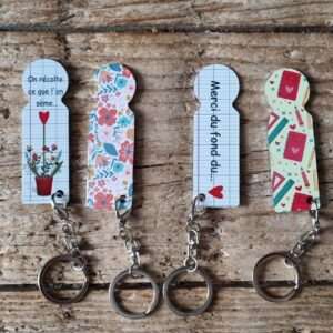 Porte-Clé Jeton de Caddie - 2 motifs