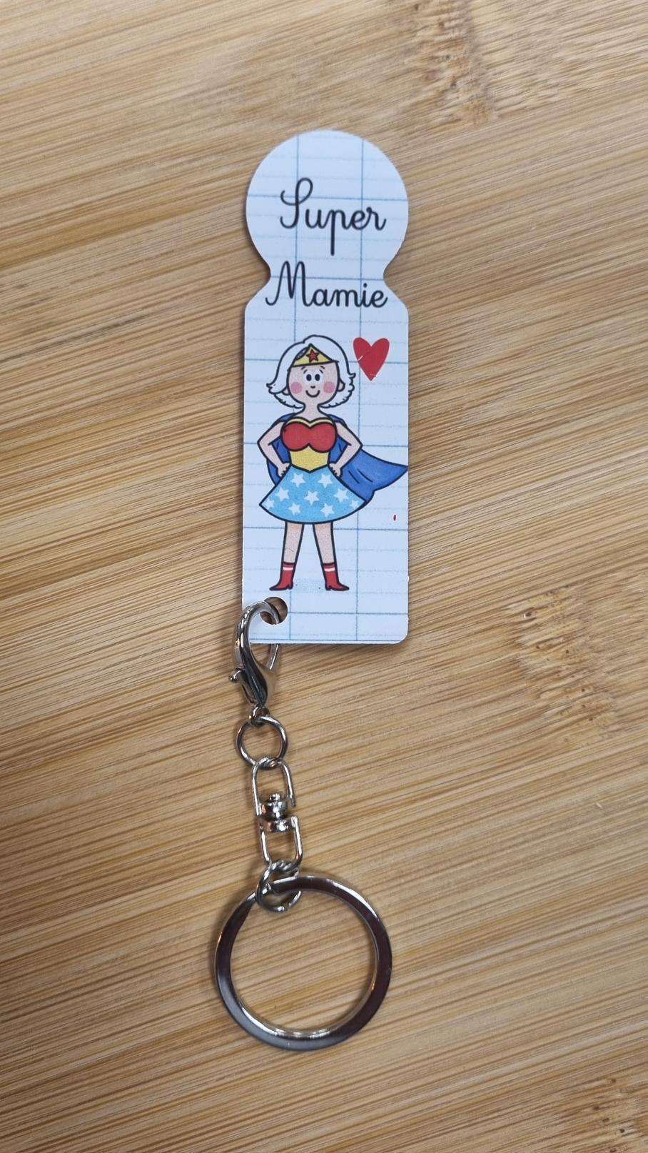 Cadeau mamie personnalisé - Jeton caddie super mamie