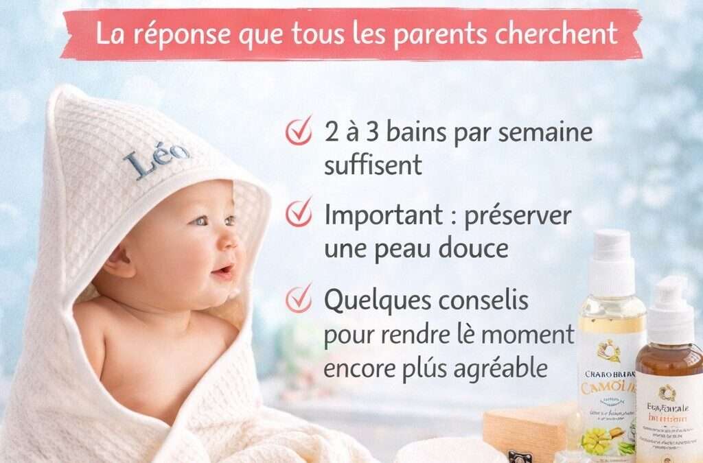 Faut-il laver bébé tous les jours ? La réponse que tous les parents cherchent