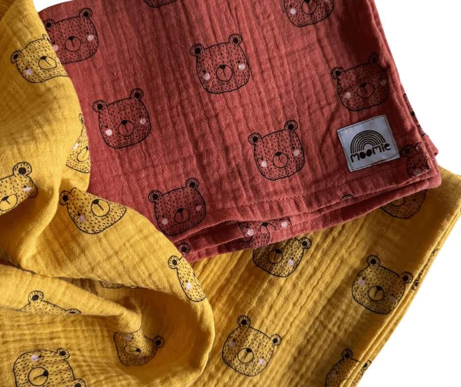 Lange ours jaune moutarde ou terracotta