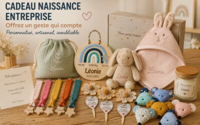 Cadeau naissance entreprise : idées personnalisées et faites main pour gâter vos salariés