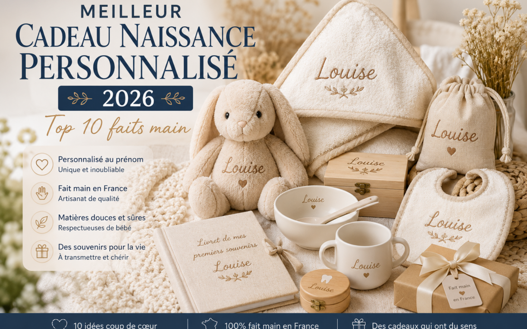 Meilleur Cadeau Naissance Personnalisé 2026 : Top 10 Faits Main