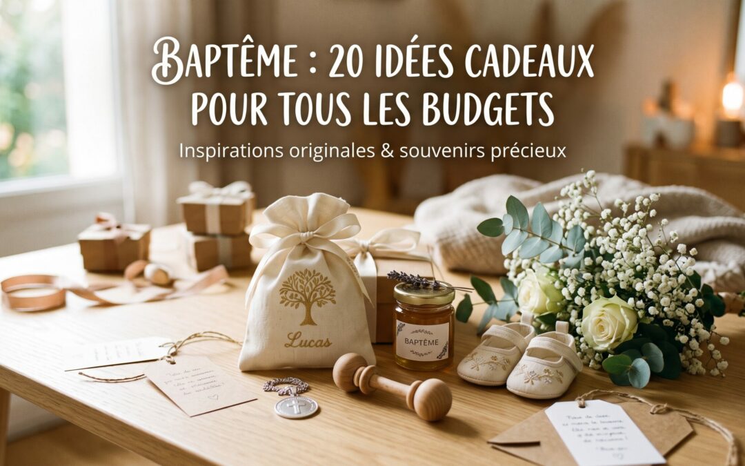 Idées Cadeaux Baptême : 20 Idées Originales pour Tous les Budgets