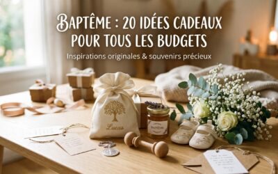 Idées Cadeaux Baptême : 20 Idées Originales pour Tous les Budgets